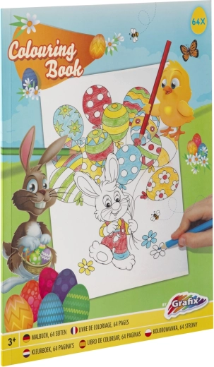 Easter Coloring Book A4