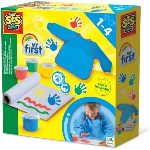 SES Creative My First finger painting with apron
