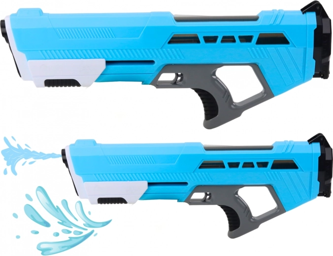 Large Water Gun with Manual Pump Blue