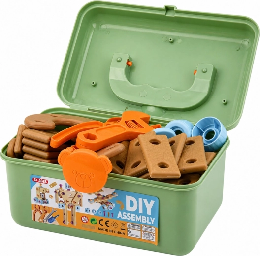 Practical case with organizer for home and travel