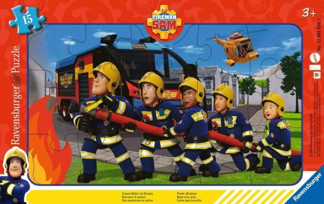 Пъзел Ravensburger Пожарникар Сам 15 части