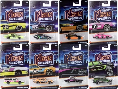 Hot Wheels неонова колекция – тематично количка 1:64