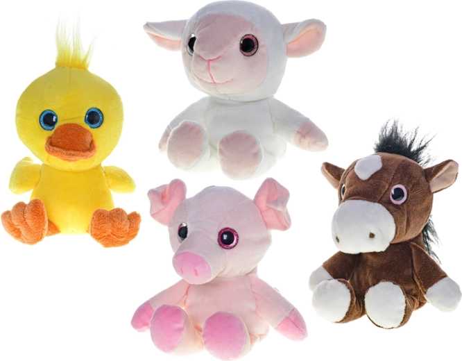 Farm plush animals 17 cm for babies