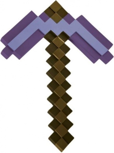 пластмасова омагьосана кирка Minecraft 42 см на картон