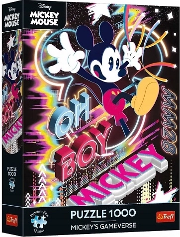 Premium Plus Disney Mickey Mouse Puzzle – Virtual World 1000 pieces - 1 piece