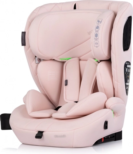 Автоседалка CHIPOLINO Tycoon i-Size 76–150 см с ISOFIX, Pink Marshmallow