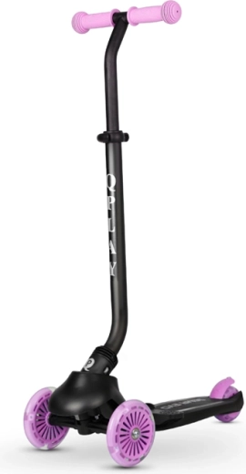 Stable three-wheel construction with rear brake