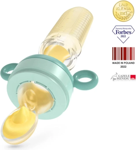Neno Gusto silicone feeder with spoon for fruit, vegetables and purée, from 6 months