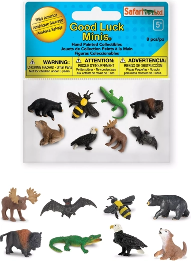 Дива Америка – Safari Ltd. Good Luck Minis funpack (8 мини фигурки)