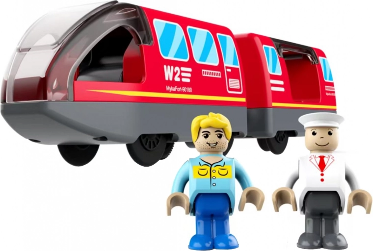 Електрически градски влак червен 2Kids Toys