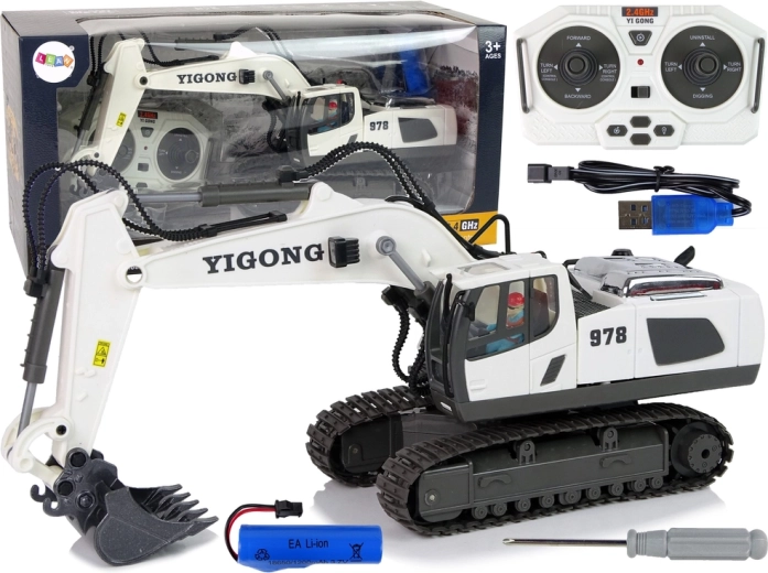 RC tracked excavator 2.4 GHz with remote control