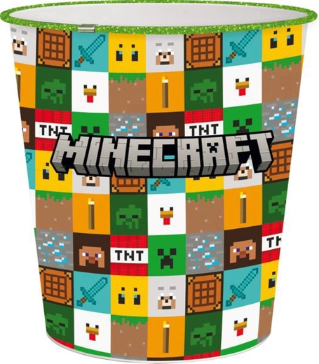 Пластов кош за отпадъци MINECRAFT 5 л