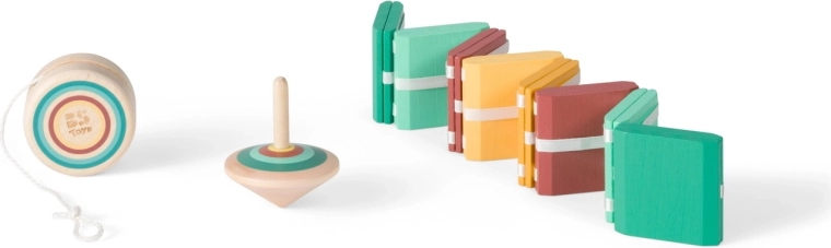 Classic wooden hand toys - 3 pcs