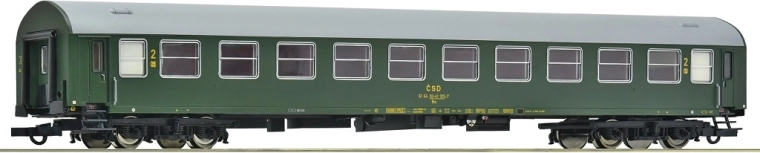 Roco Y-type passenger coach 2nd class CSD H0