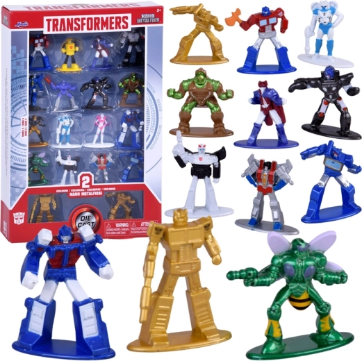 Transformers Nano Metalfigs – collector set of 18 metal figures, Series 3
