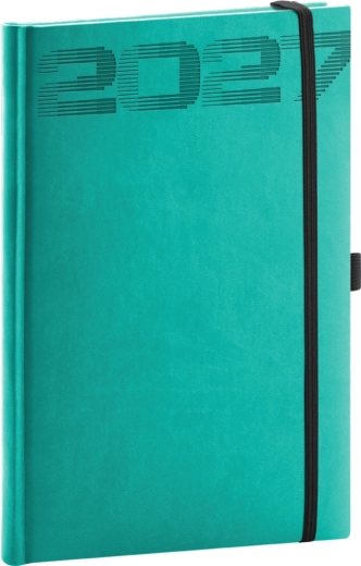 Notique weekly diary Aprint Top 2027 turquoise 15 × 21 cm