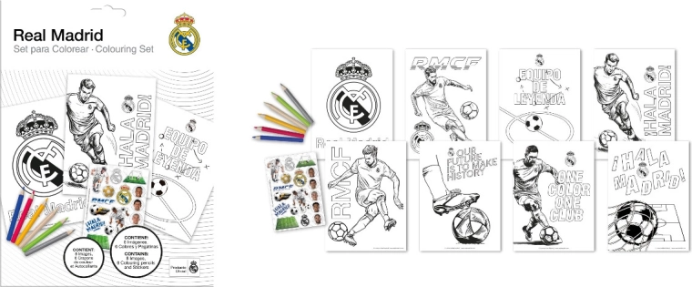 Комплект за оцветяване REAL MADRID