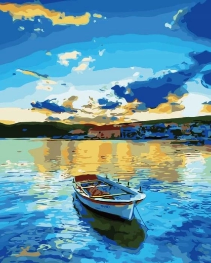Диамантено рисуване Морски кораб 30 × 40 см
