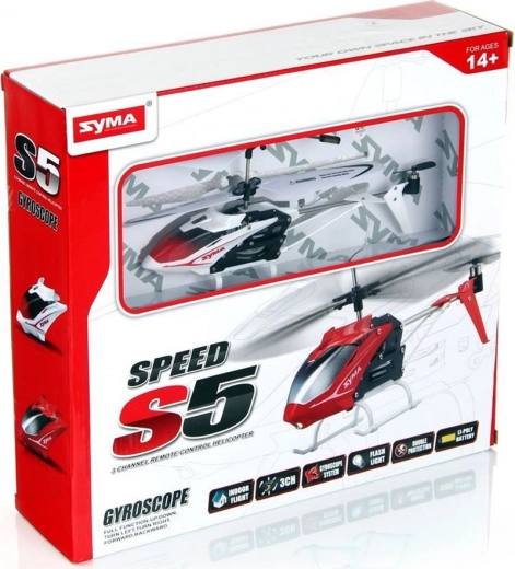 Хеликоптер с дистанционно управление SYMA S5 3CH – Бял