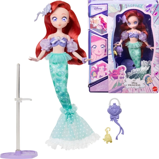 Disney Collector Ariel manga collectible doll with accessories