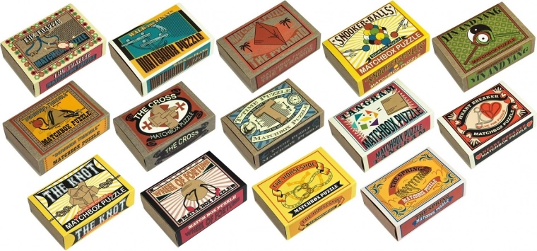 Matchbox pocket puzzle – 1 pc (assorted) PROFESSOR PUZZLE