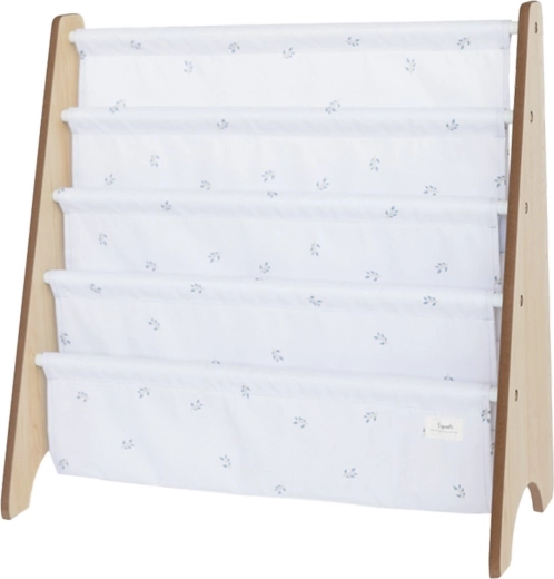 3 Sprouts стойка за книги recycled blueberry/ivory