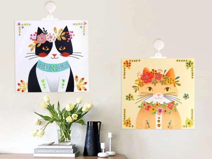 Finished pictures as room decor