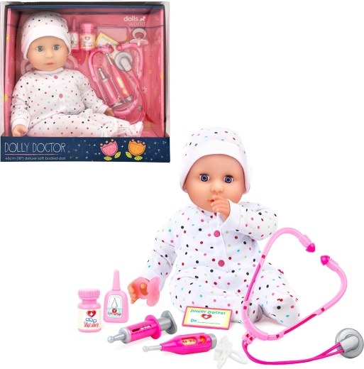 Dolls World Doctor Dolly Doll 46 cm