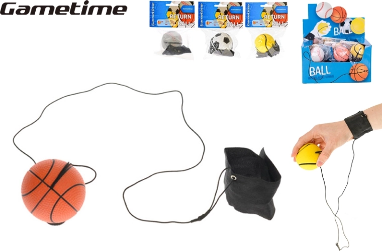 Gametime Return Ball on Elastic Cord 6 cm - 1 piece