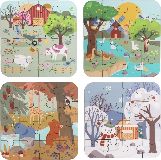 Four seasons in children’s illustrations