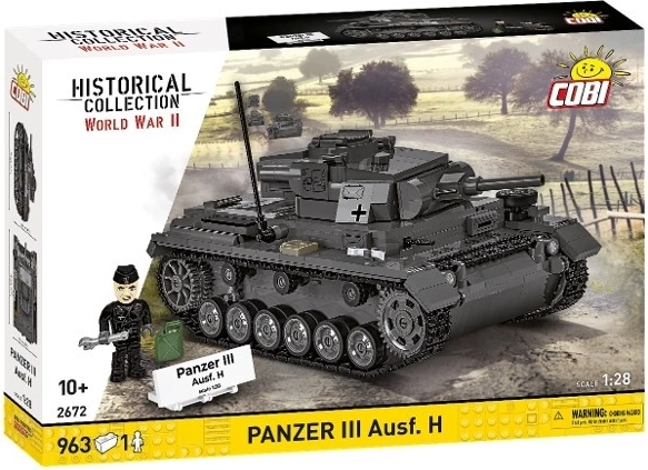 COBI Panzer III Ausf. H – building set with 963 pieces (1:28)