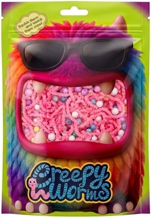 Stnux Creepy worms розови сензорни червейчета