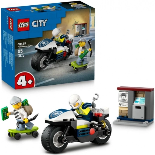 LEGO® City 60455 Полицейско преследване с мотоциклет