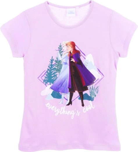 Girls' Frozen T-Shirt, Light Purple