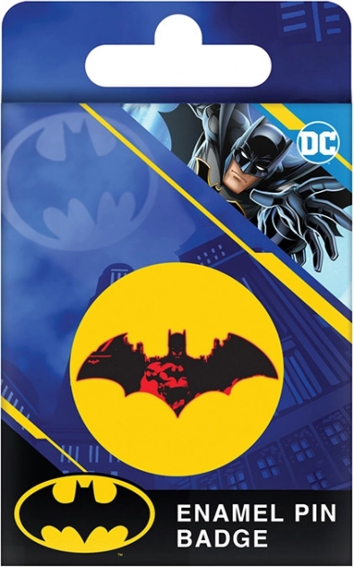Пин BATMAN – червен значок