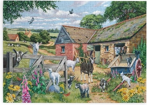 House of Puzzles Весела ферма – пъзел с 500 големи части