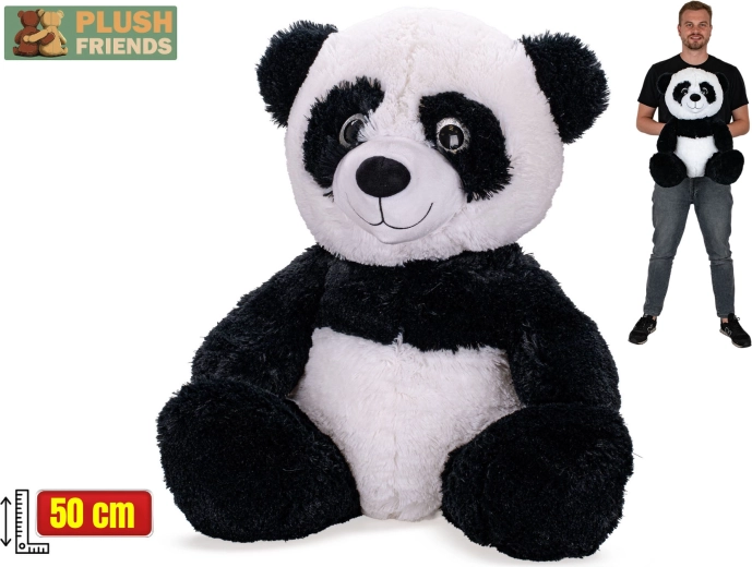 Plush Friends плюшена панда 50 см (седяща)