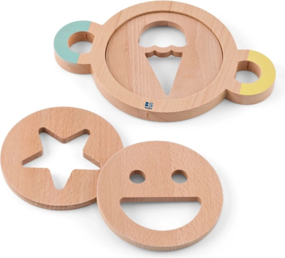 Set of wooden sand stamps