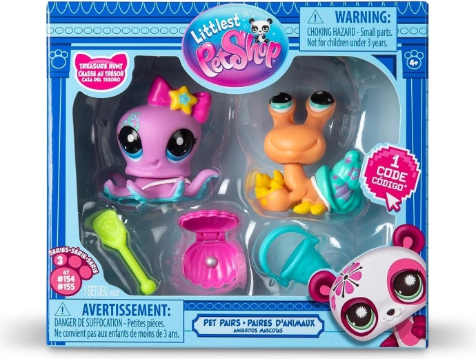 Hasbro Littlest Pet Shop Pet Treasure Hunt set of figures and accessories