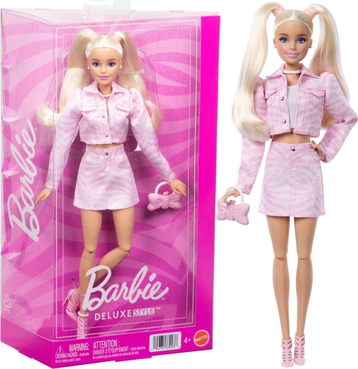 Barbie Deluxe Style розов деним – модна кукла с аксесоари