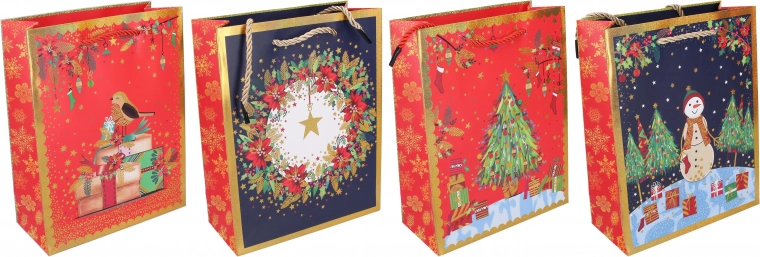 Подаръчна торбичка Коледа L 42 × 31 × 12 cm