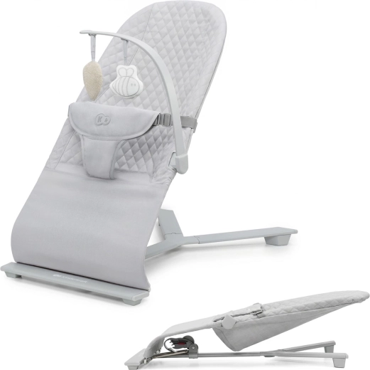 Люлеещ се шезлонг Kinderkraft MIMI Light Grey до 9 кг