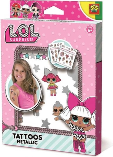 SES L.O.L. Surprise! metallic tattoos