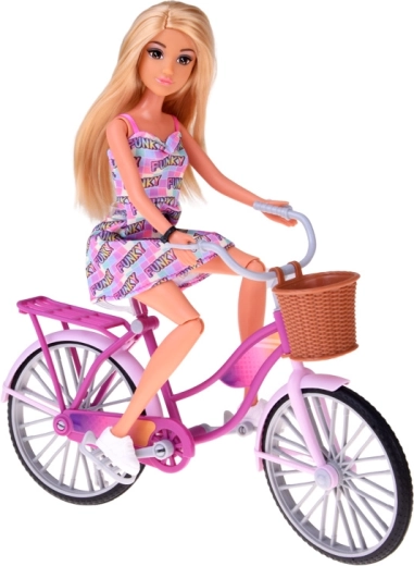 Стилен велосипед с кошница и багажник