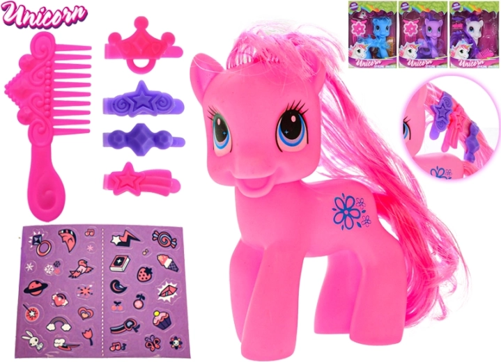 Magical Unicorn Figurine 11.5 cm with Accessories