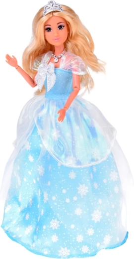 Блестящ зимен визаж