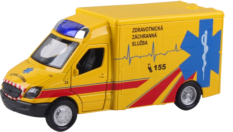 Rescuers ambulance ZZS Mercedes-Benz 1:36 without packaging