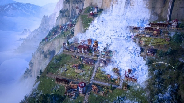 Build settlements on mountain slopes