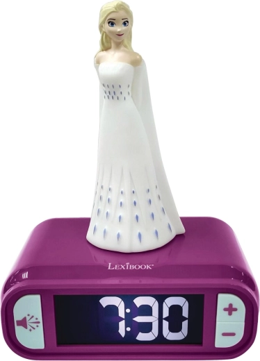 Alarm Clock with 3D Night Light Frozen Elsa