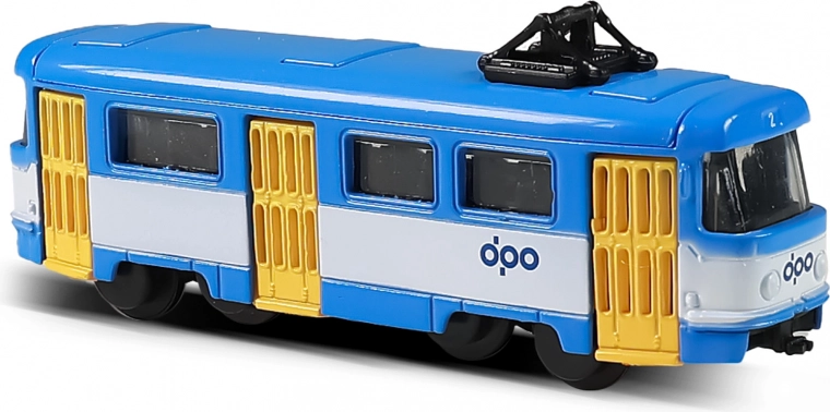 Метална мини трамвайна мотриса DPO Ostrava 8,5 см